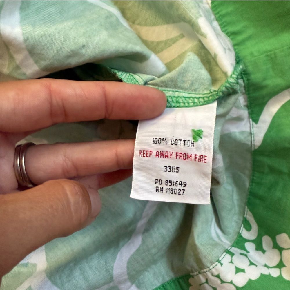 Mini Boden 7-8yr Girls Green Floral Sleeveless Dress with Pink Accent pockets - Picture 7 of 8